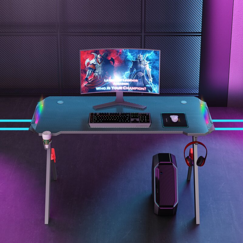 Gaming Table Manufacturer - OEM Yizhuo Newest Upgrade Cheap PC Gaming Desk