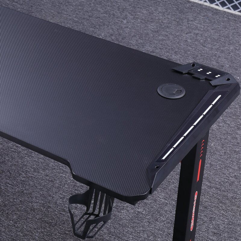 Gaming Computer Desk Manufacturer - OEM Yizhuo Factory Supplier Black Bureau