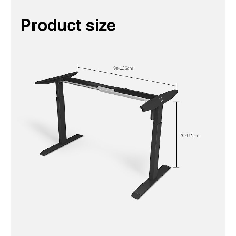 Electric Adjustable Standing Desk Manufacturer - OEM YZ Dual Motor Height