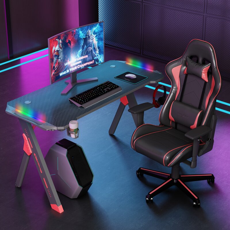 Computer Gaming Desk Factory - OEM 2022 Modern Office for Gamer