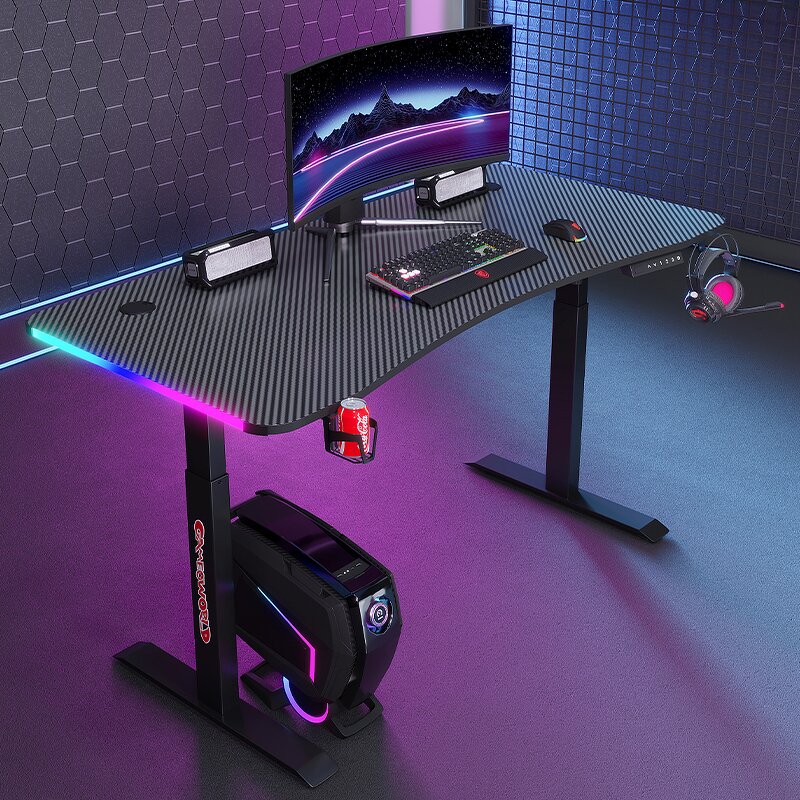 Gaming Desk Manufacturer - OEM YZ Free Sample Height Adjustable Ergonomic