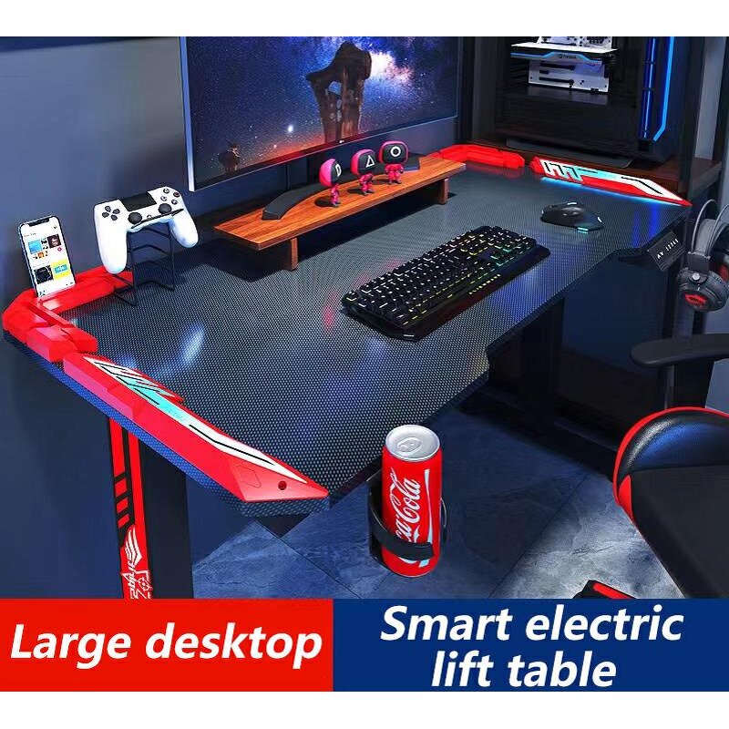 Ergonomic Gaming Desk Factory - OEM 55 Inch Z Shaped PC Desk