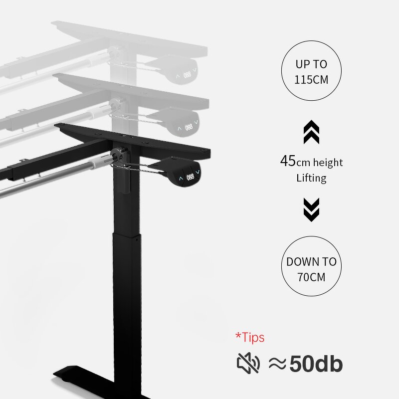 Height Adjustable Desk Manufacturer - OEM YZ Work Desk Standing Computer Table