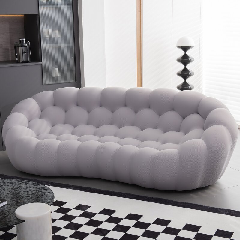 Fabric Bubble Sofa Set Manufacturer - OEM Modern Vacuum Compressed 3D