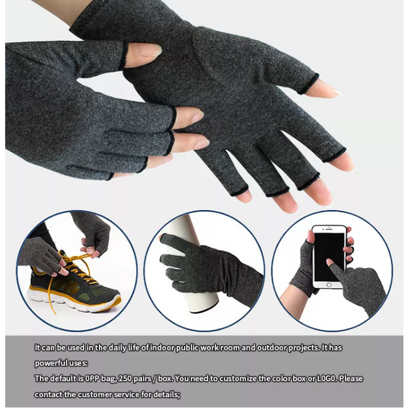 Compression Fingerless Gloves Manufacturer - OEM Pain Relief Arthritis Recovery