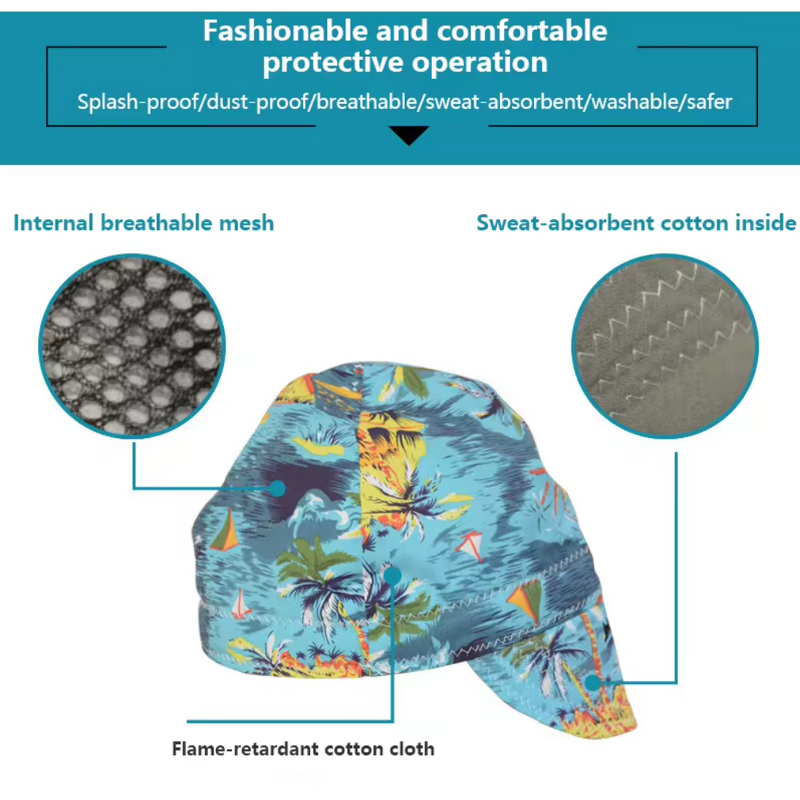 Flame Retardant Hat Factory - OEM 100% Cotton Safety Helmet Fireproof Washable