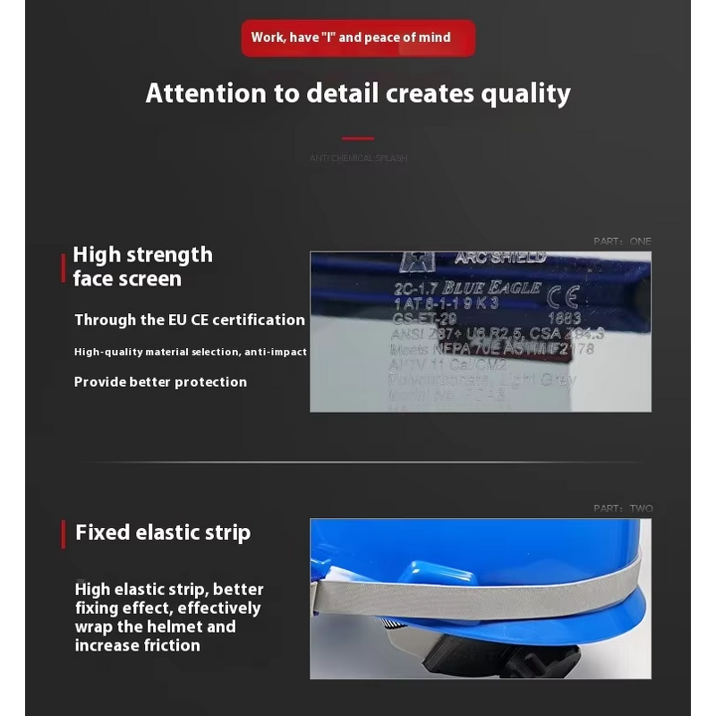 Anti-Flash Arc Mask Manufacturer - OEM High-Voltage Electric Impact Industrial