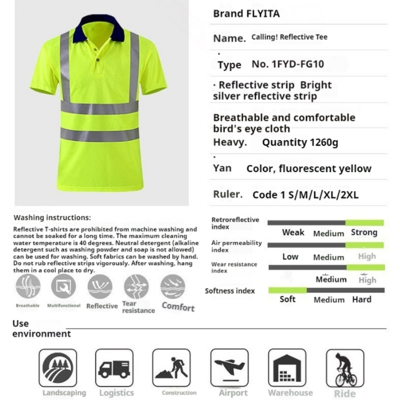 Reflective Safety Shirt Manufacturer - OEM Custom Logo Long Sleeve Quick Dry