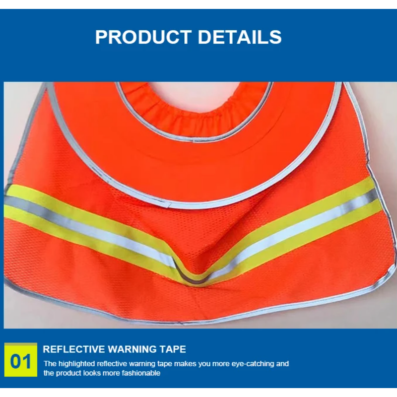 Reflective Hard Hat Manufacturer - OEM High Visibility Full Brim Mesh Sunshade