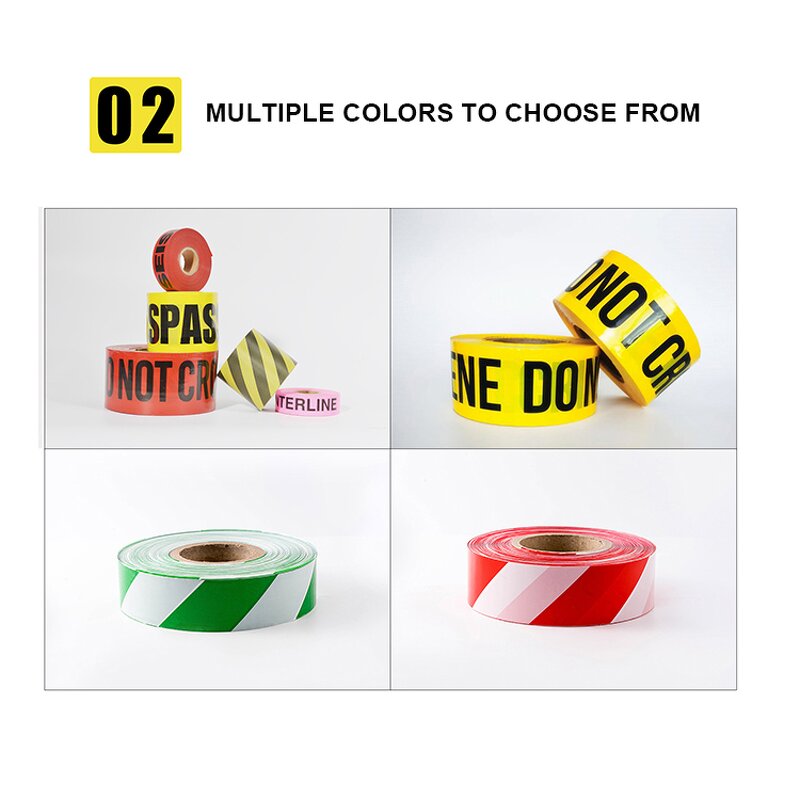 Traffic Warning Tape Manufacturer - OEM Wholesale Printable Personalized PE
