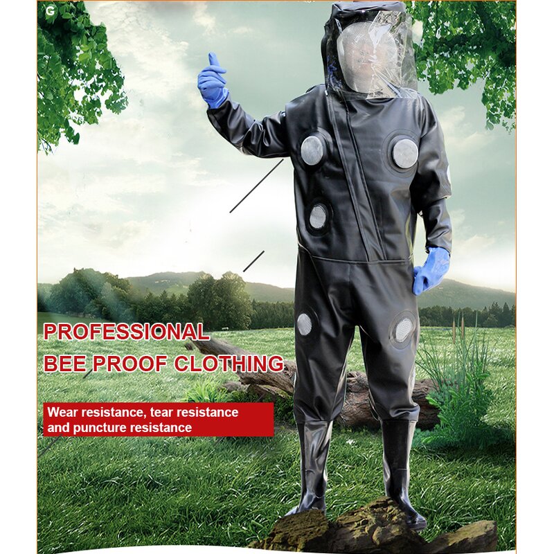 Bee Suit Protective Clothing Manufacturer - OEM XL PVC Ventilated Sting Proof