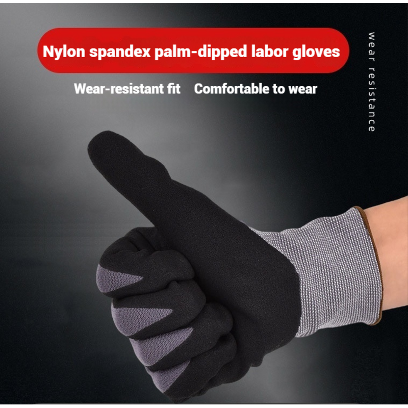 Nitrile Work Gloves Manufacturer - OEM Sandy 15 EN388 Certified Anti-Slip