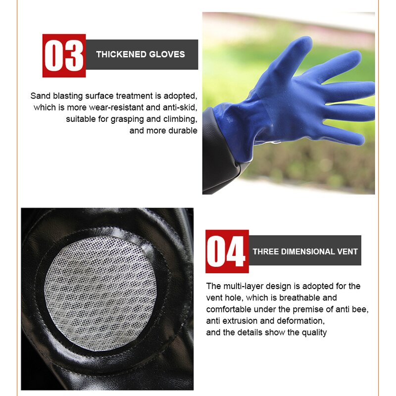 Bee Suit Protective Clothing Manufacturer - OEM XL PVC Ventilated Sting Proof