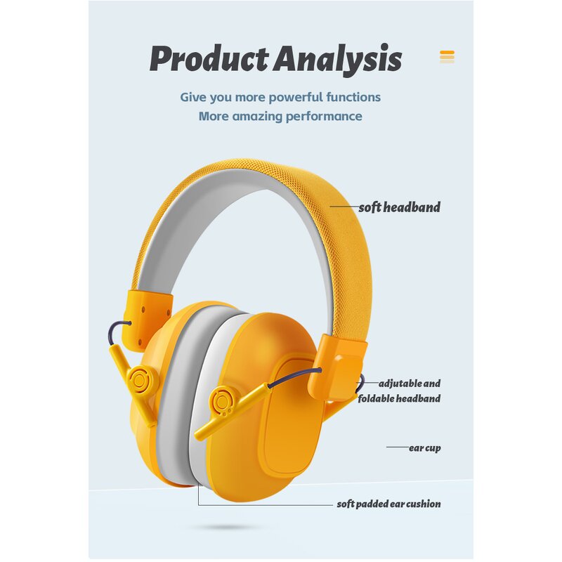 Children Earmuffs Manufacturer - OEM High Quality Effective Noise-Cancelling