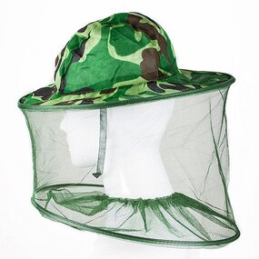 Beekeeping Head Mesh Shield Factory - OEM Camouflage Anti-Insect Fly Mask