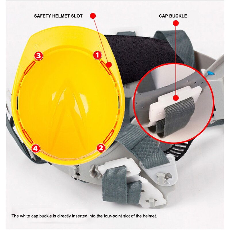 Hard Hat Suspension Manufacturer - OEM 4-Point Helmet Accessory Durable ABS