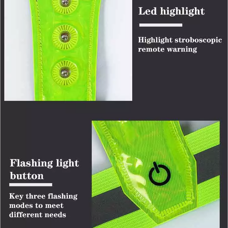 Summer Safety Vest Factory - OEM for Cycling Night Running LED
