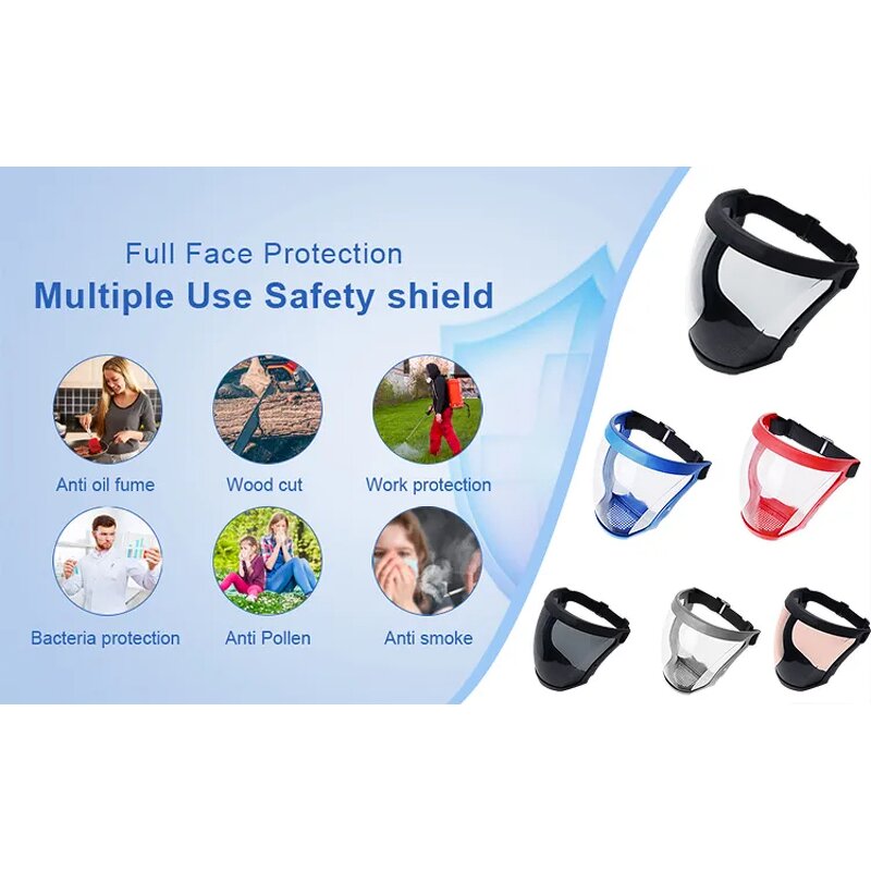 Full Face Shield Mask Manufacturer - OEM Ultra Clear Anti-Fog Replaceable Filter