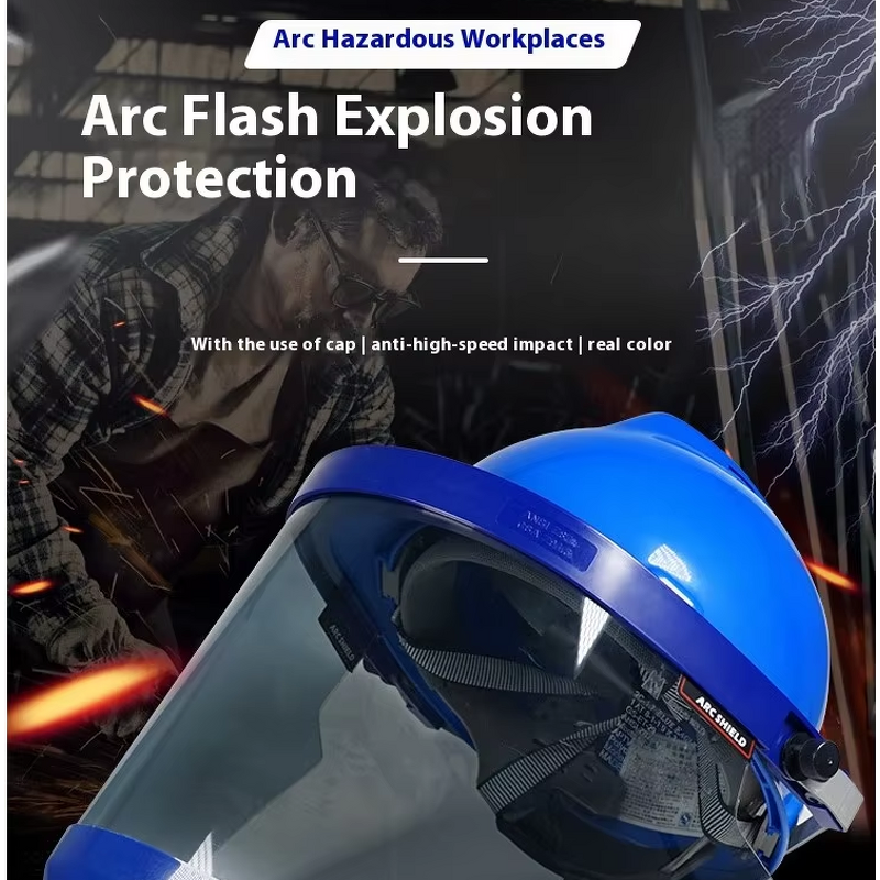 Electrical Face Protection Visor Manufacturer - OEM 11.3 Cal Polycarbonate ABS