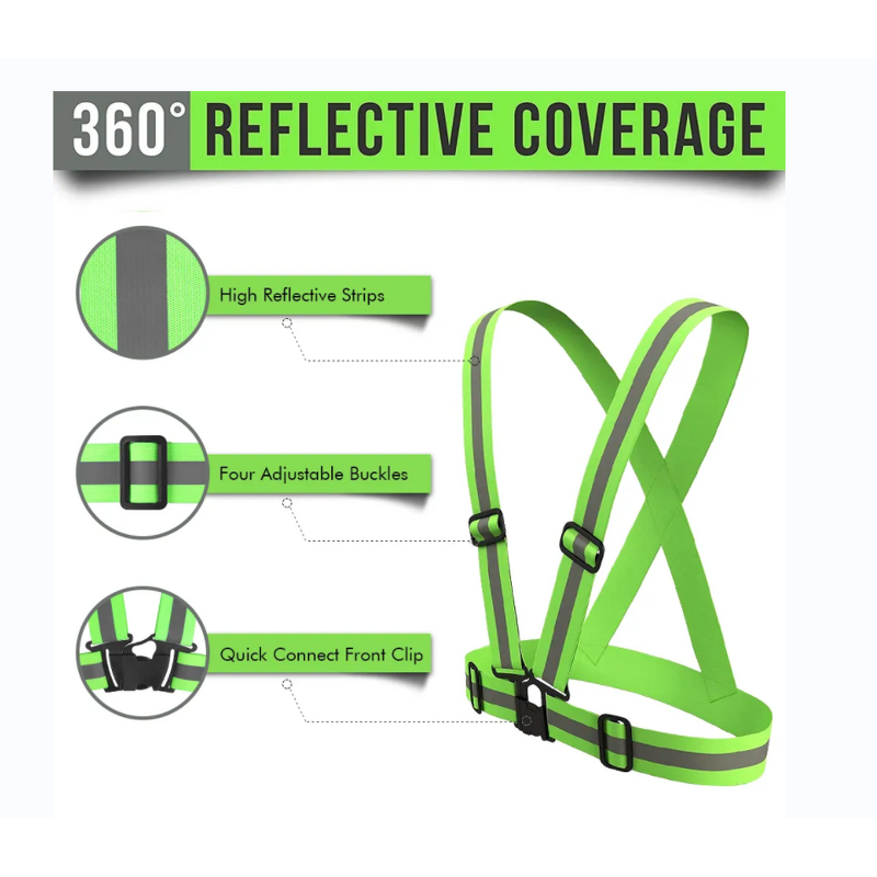 Reflective Safety Straps Manufacturer - OEM Custom Logo Traffic High Visibility