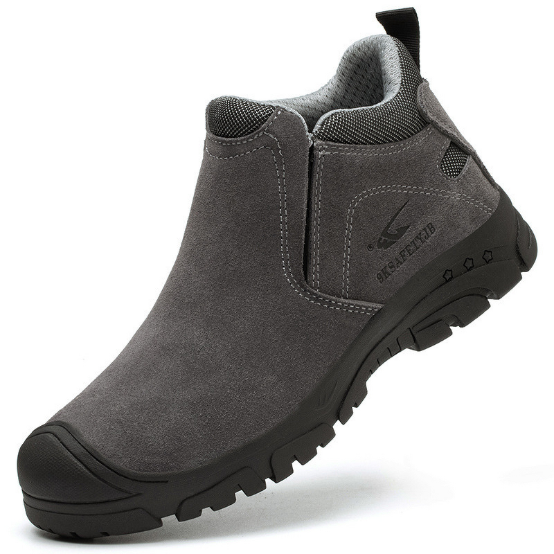 Industrial Safety Shoes Manufacturer - OEM Breathable Cowhide Non-Slip Acid