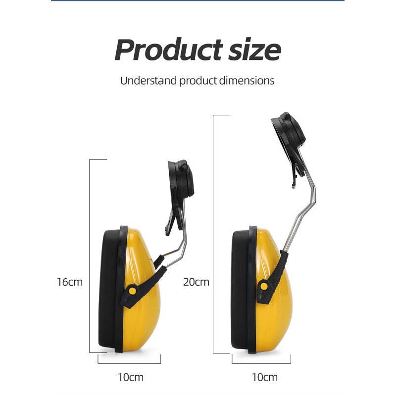 Cap-Mounted Earmuff Manufacturer - OEM Helmet Attachable Ear Muffs Noise