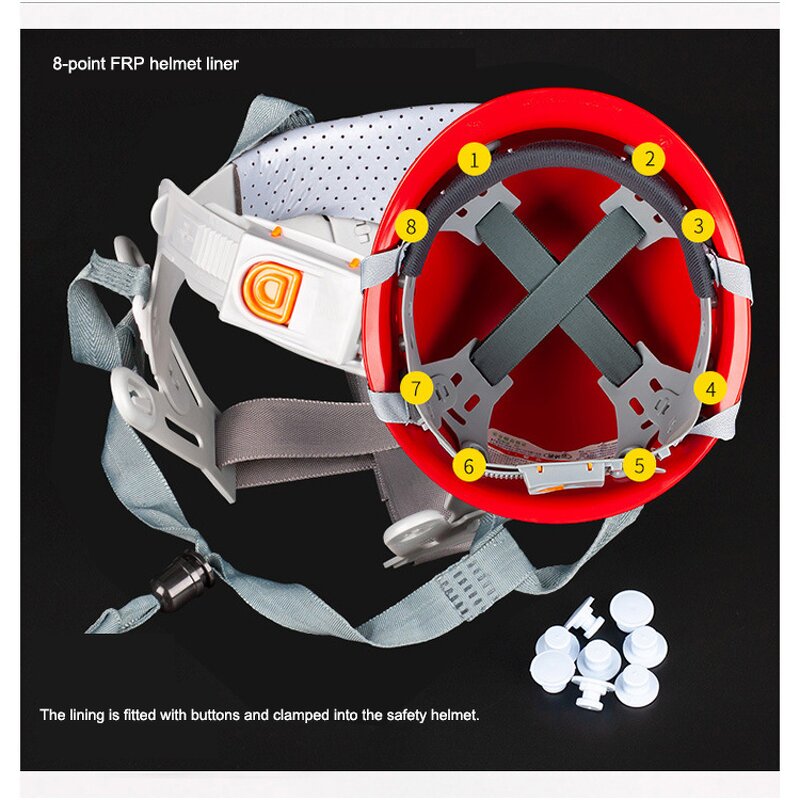 Hard Hat Suspension Manufacturer - OEM 4-Point Helmet Accessory Durable ABS