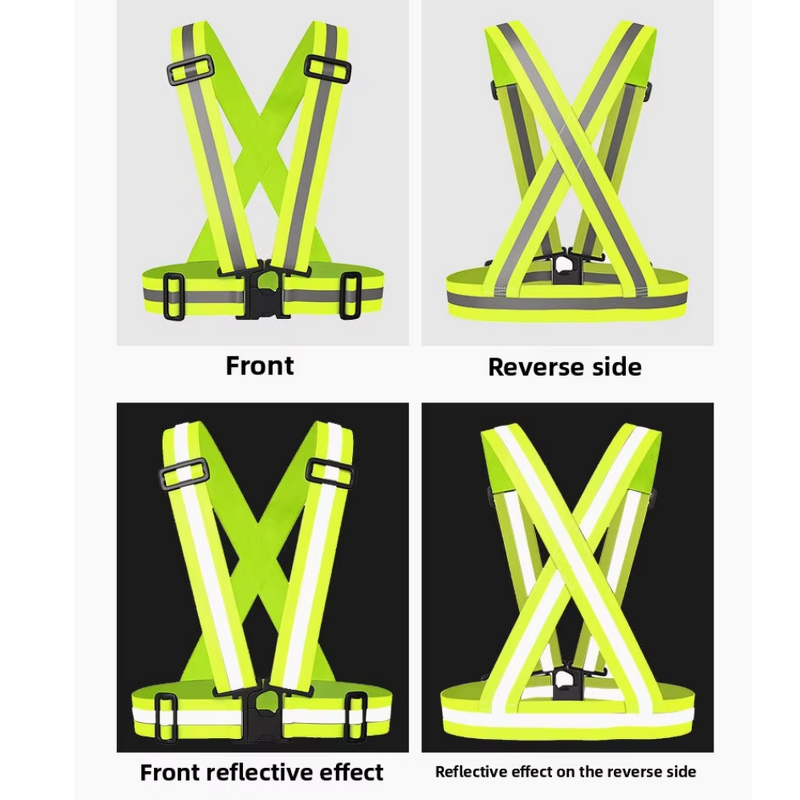 Reflective Safety Straps Manufacturer - OEM Custom Logo Traffic High Visibility