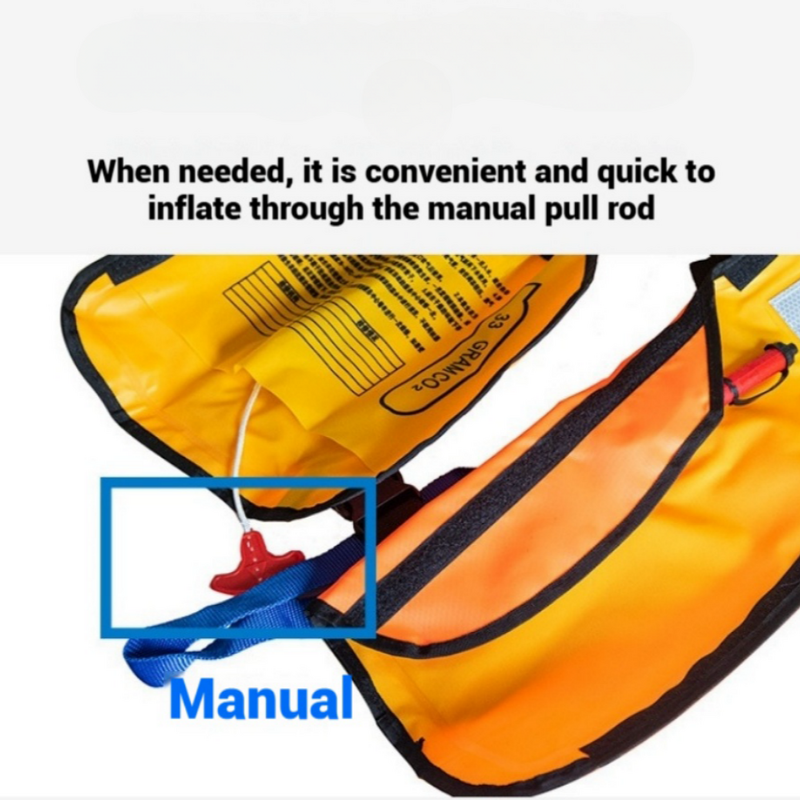 Snorkel Vest Factory - OEM Reflective PVC Foam Manual Automatic Inflatable