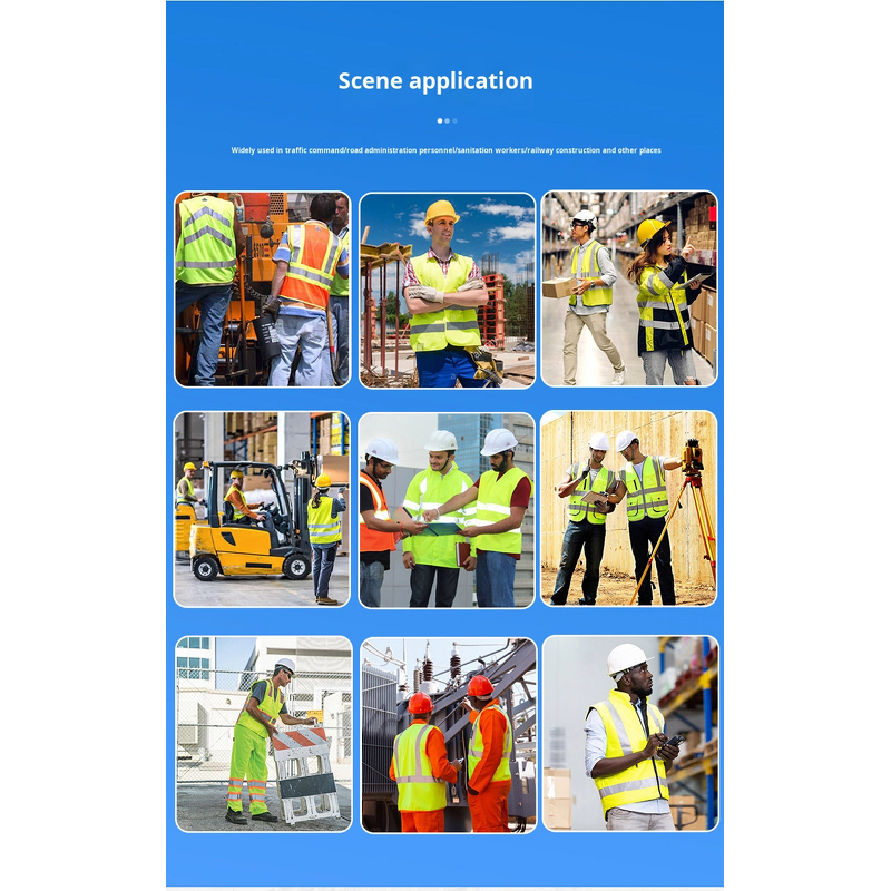 Hi-vis Reflective Vest Factory - OEM PPE with Logo Construction Industrial