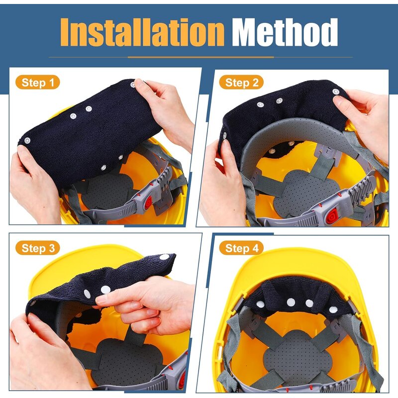 Hard Hat Sweatband Manufacturer - OEM Customizable Soft Breathable Terry Cotton