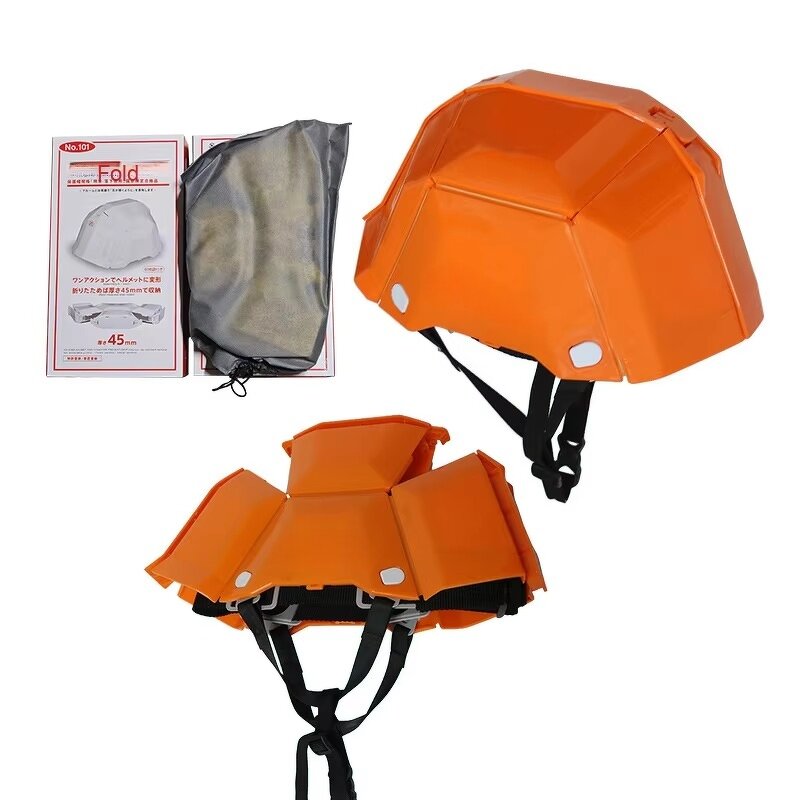 Folding Safety Helmet Manufacturer - OEM Hot-Selling Portable ABS Emergency