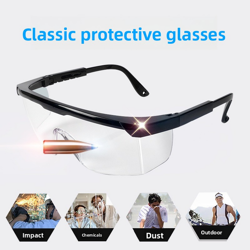 Eye Protection Safety Glasses Factory - OEM Industrial Goggles Plastic Frame