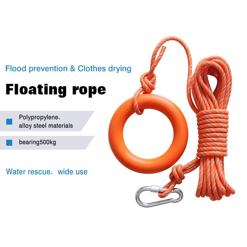 Water Rescue Rope Factory - OEM Wholesale Anti-Aging Lifesaving Floating