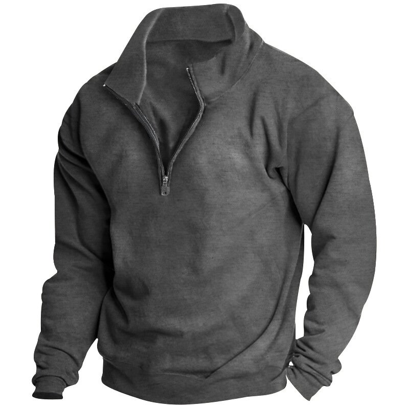 Men's Sweatshirt Factory - OEM Cotton Half Zip Pullover