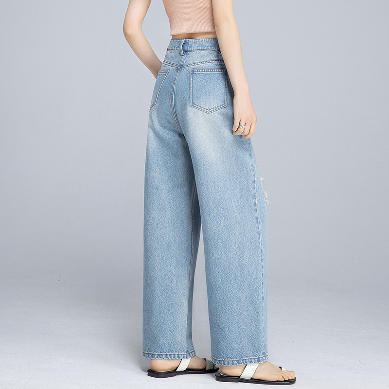 Women's Jeans Manufacturer - OEM High Waist Wide Leg Pants