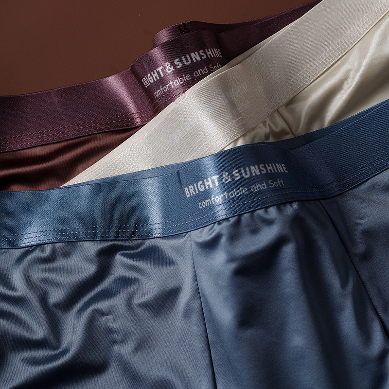 Men's Underwear Factory - Satin Nylon Boxer Briefs