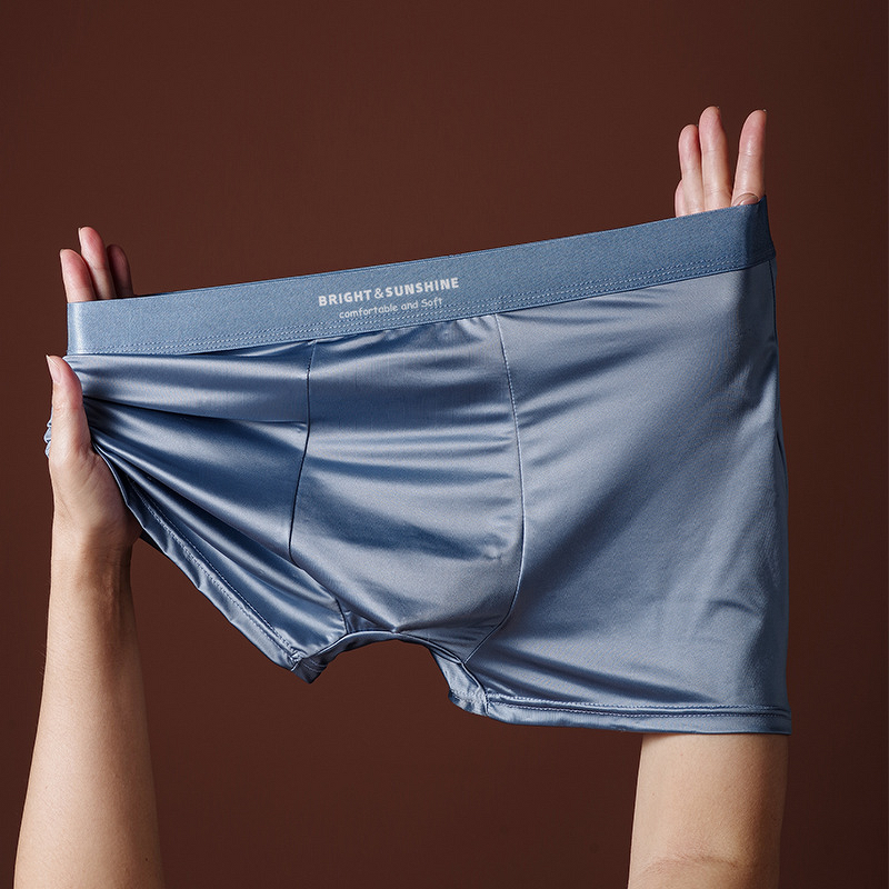 Men's Underwear Factory - Satin Nylon Boxer Briefs