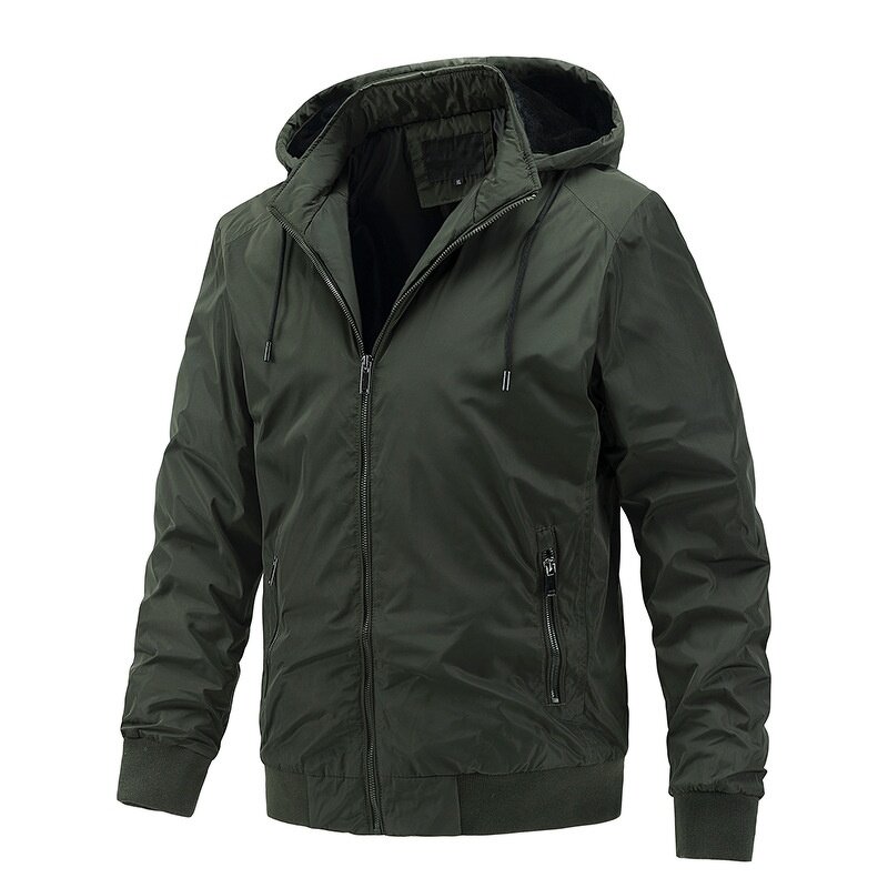 Men's Coat Factory - Custom Windproof Hooded Jacket