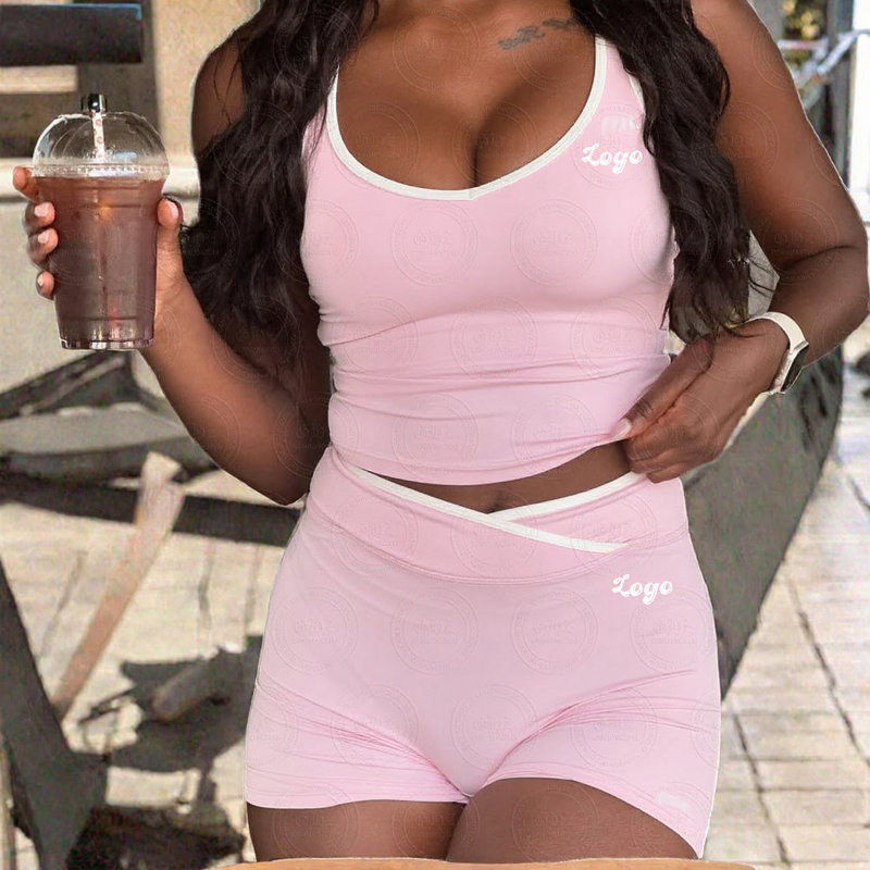 Women's Set Supplier - Custom Y2K 2-Piece Embroidered Set