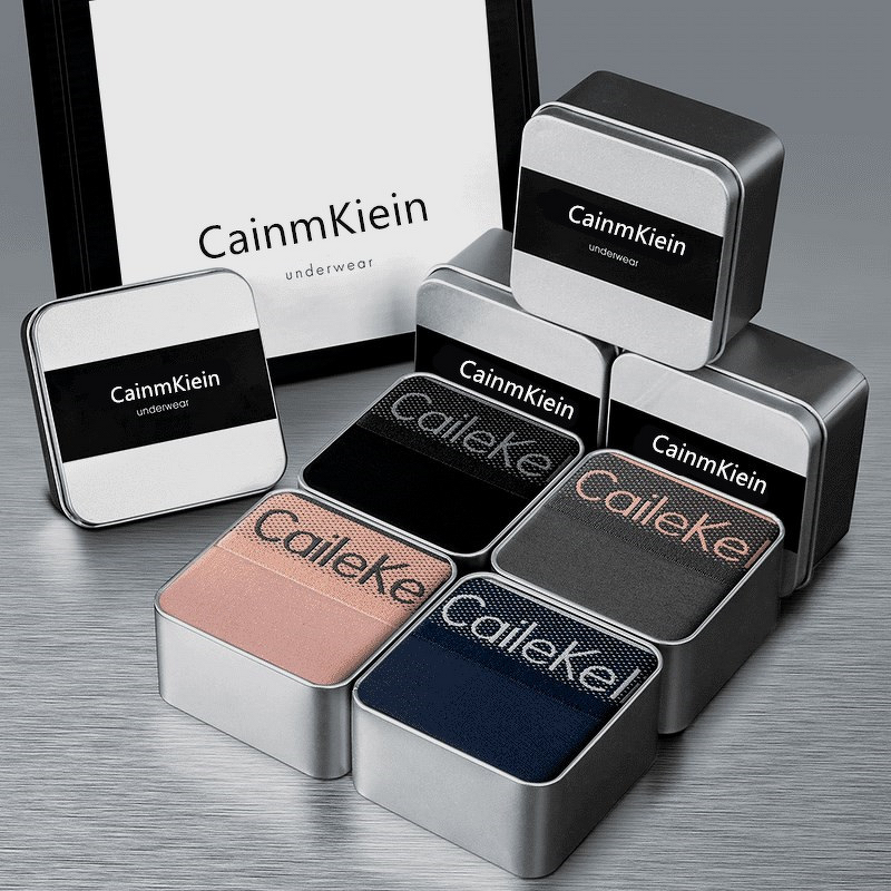 Men's Boxer Briefs Manufacturer - OEM 4-Pack Cotton Underwear