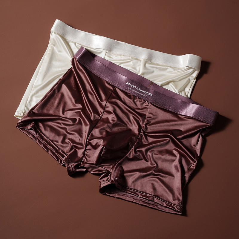 Men's Underwear Factory - Satin Nylon Boxer Briefs