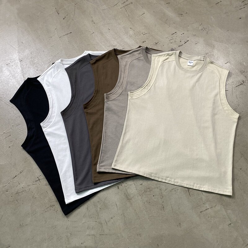 Men's Tank Top Manufacturer - Bulk Cotton Sleeveless Vest