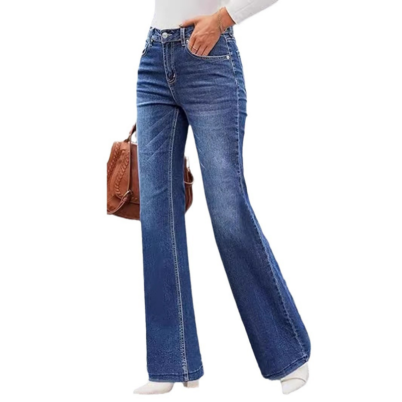 Women's Jeans Manufacturer - Custom High-Waist Slimming Boot Cut