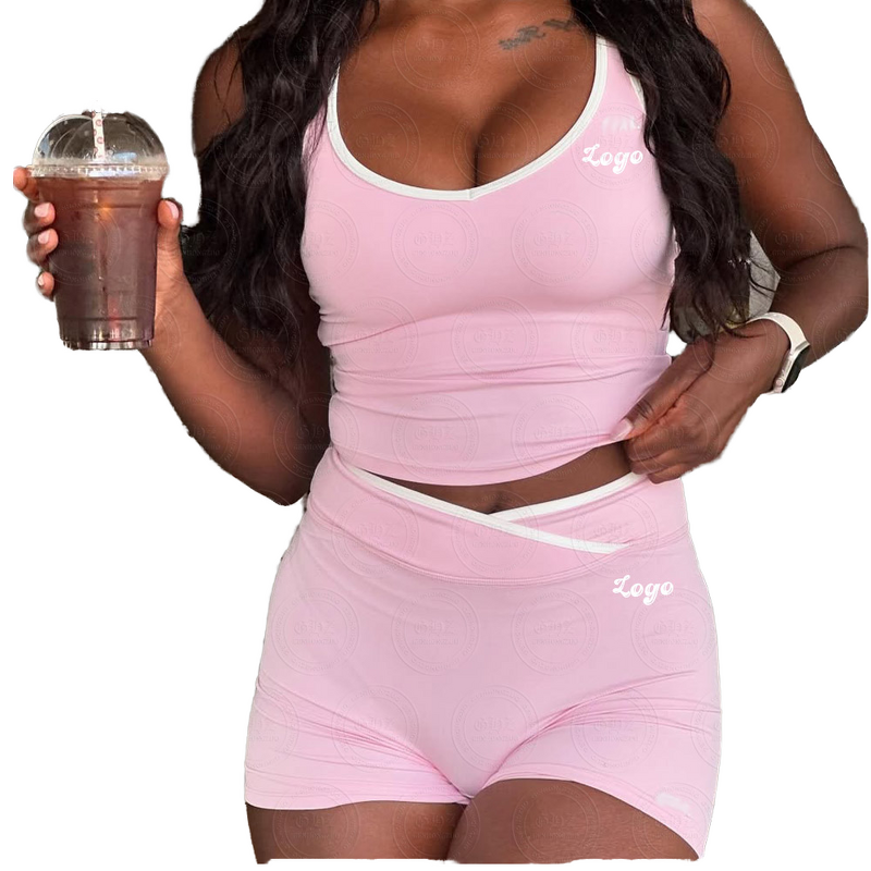 Women's Set Supplier - Custom Y2K 2-Piece Embroidered Set