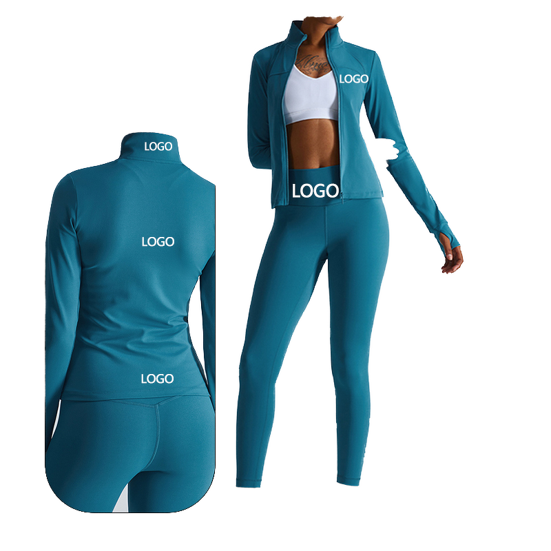 Women's Yoga Set Manufacturer - Custom High Waist Leggings Set