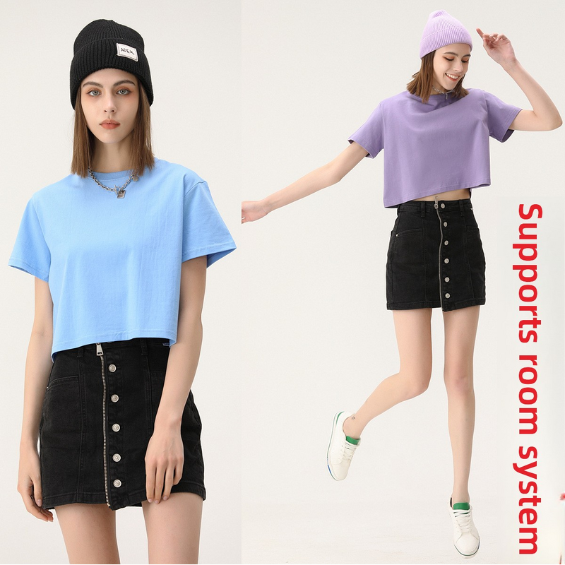 Women's Crop Top Factory - OEM Street Dance Casual Tee