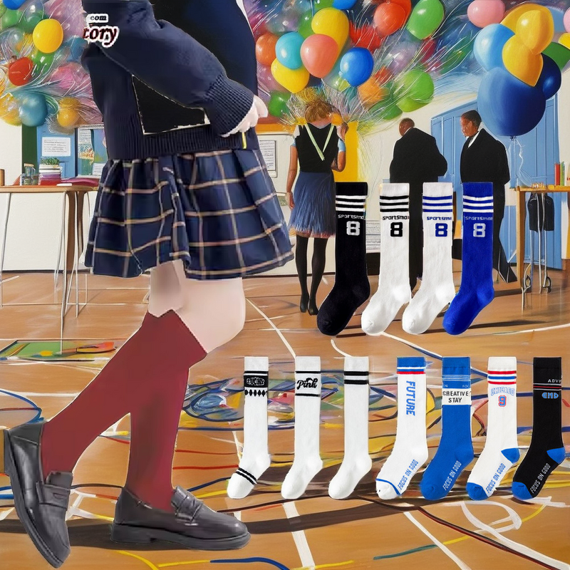 Women's Socks Supplier - Wholesale Knitted Knee-High Socks