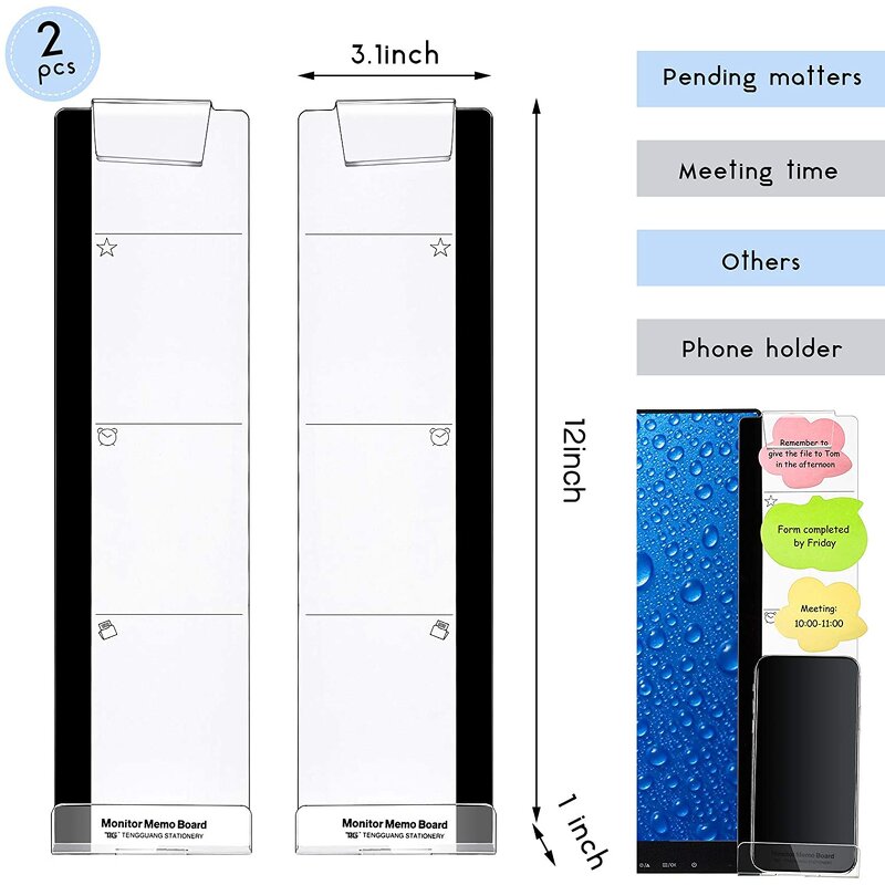 Monitor Memo Board Factory - Custom Transparent Phone Holder