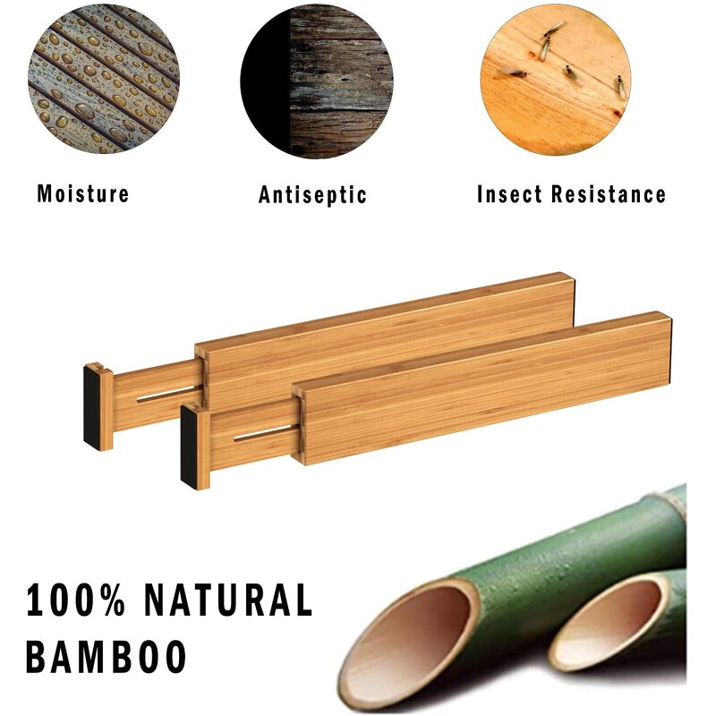 Bamboo Drawer Organizer Factory - Custom Expandable Shelf